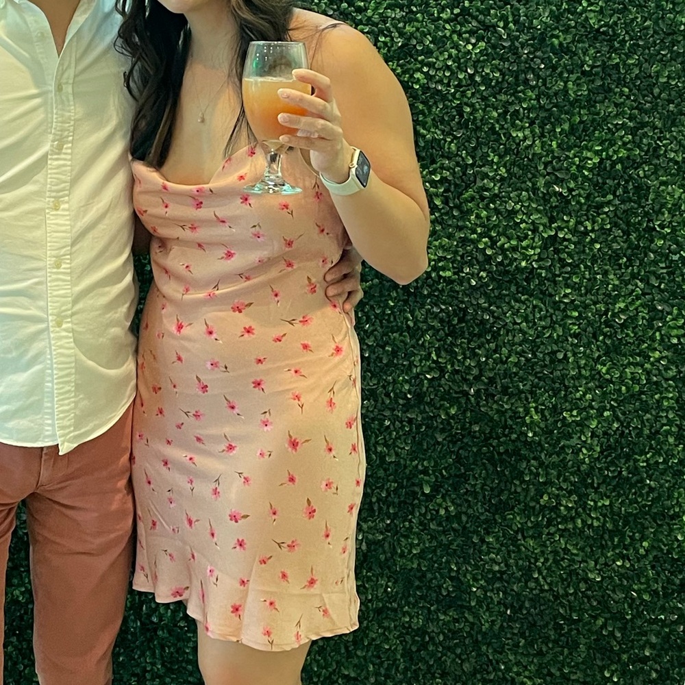 Pink Slip Dress